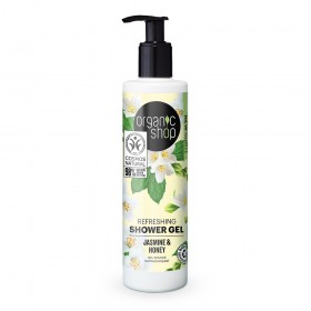 Gel de dus cu iasomie si miere Organic Shop 280 ml